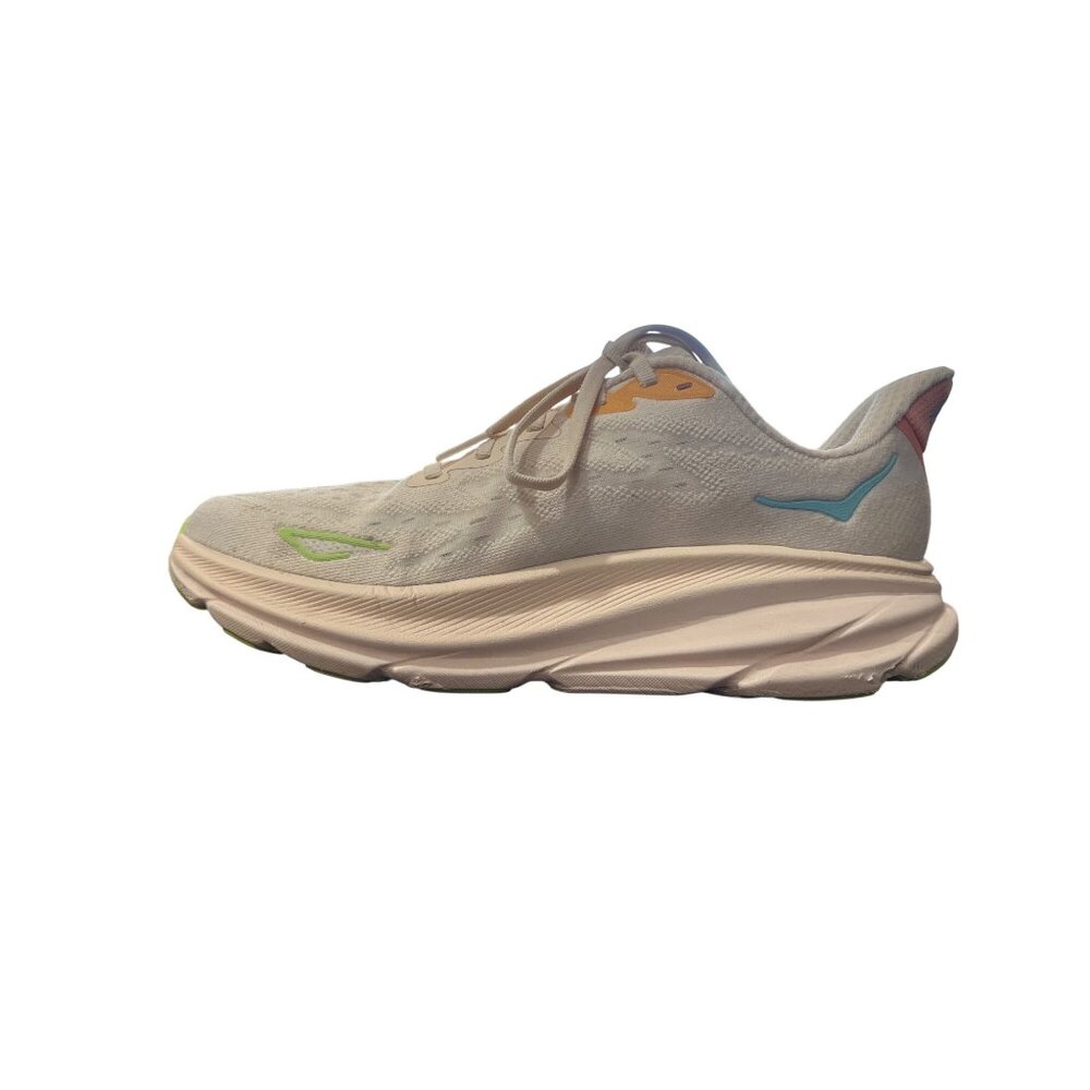 Hoka One One Clifton 9 Womens Running Shoes Vanilla Astral Sneakers Size 7.5 - Picture 11 of 11